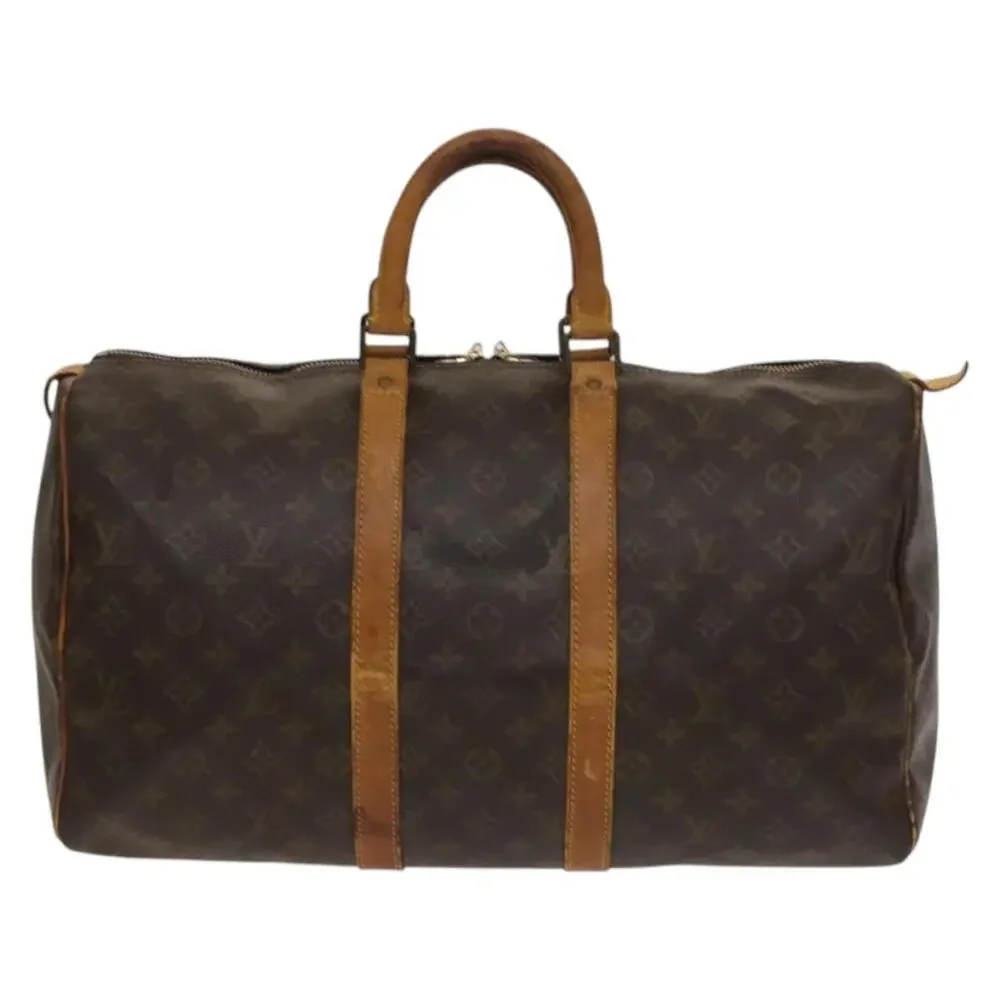 LOUIS VUITTON Monogram Keepall 45 Boston Bag M41428